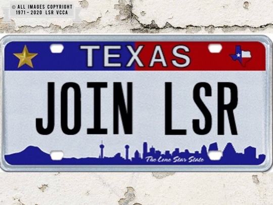 Join License Plate on White Block Background 
