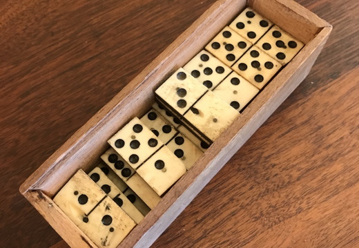 Handmade Domino Game Set